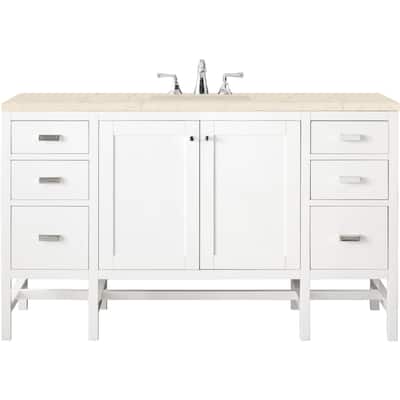 James Martin Vanities Addison 60" Single Basin Hardwood Vanity Set