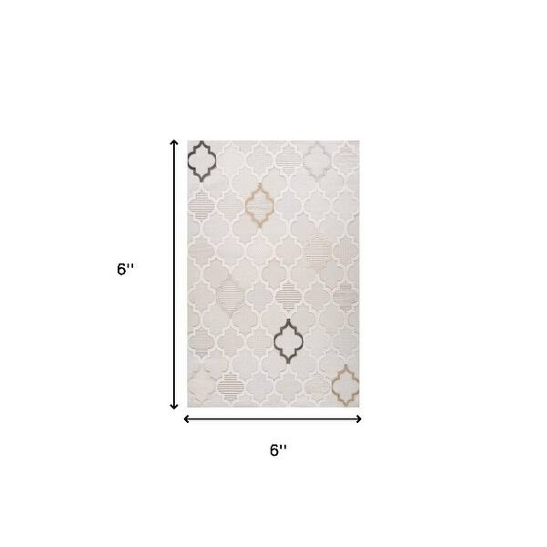Rectangle Modern Style Geometric Area Rug - 5' X 8' - Bed Bath & Beyond ...