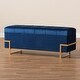 preview thumbnail 11 of 10, Parker Glam and Luxe Storage Ottoman