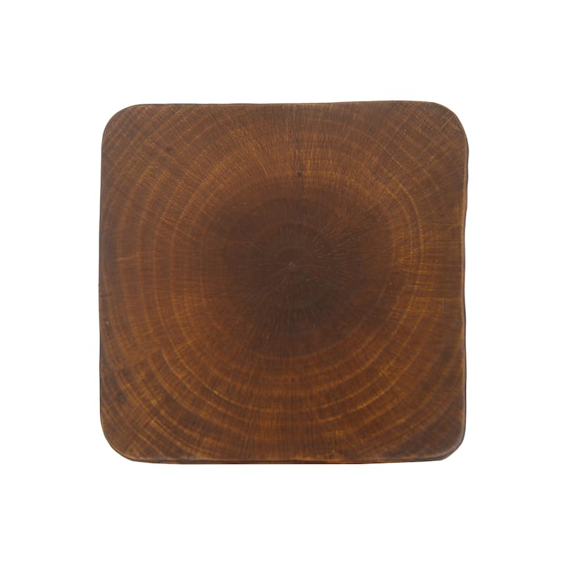 Twist Shape Side Table Lightweight Concrete End Table Decorative Accent Table, Garden Stool Table for Outdoor Indoor