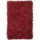 preview thumbnail 40 of 90, SAFAVIEH Handmade Leather Shag Alois Modern Rug 4' x 6' - Red - Rectangle