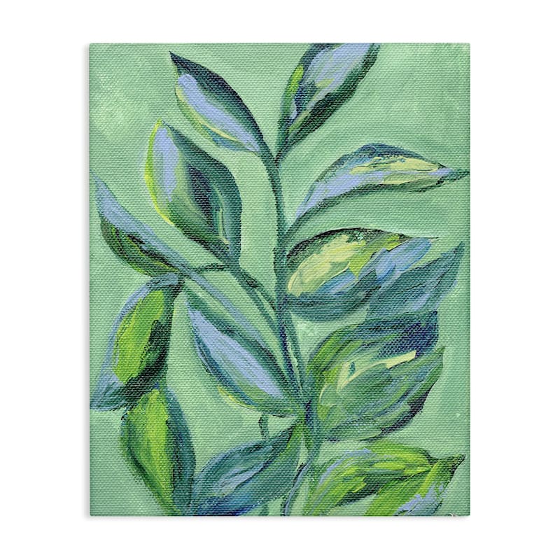 Stupell Leafy Plant Foliage Canvas Wall Art Design By Nikita Jariwala - 16 x 20