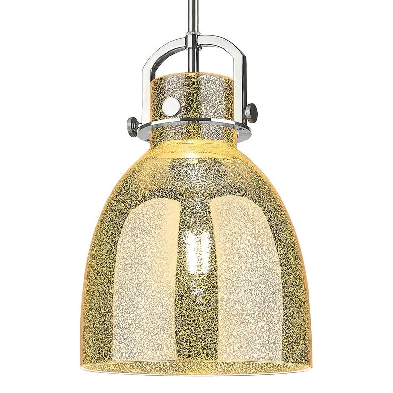 Innovations Lighting 410-1SM-G412-10ME Newton Bell 10" Wide - Polished Nickel