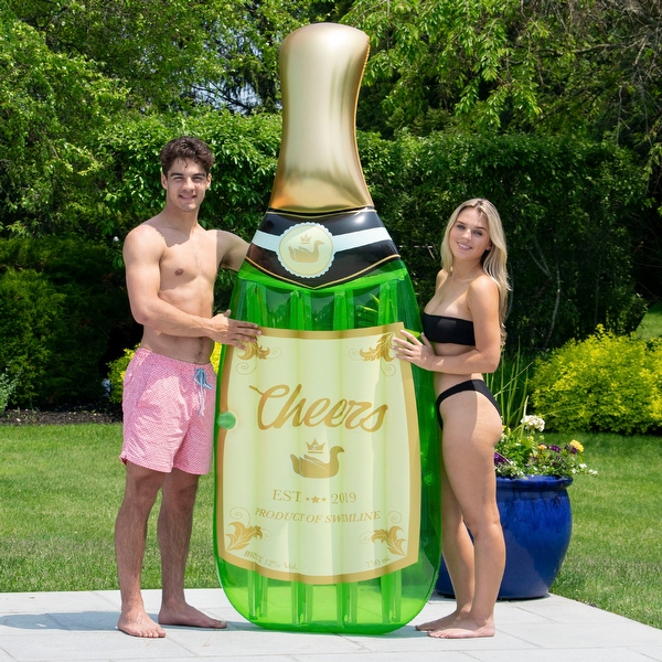 Champagne pool outlet float