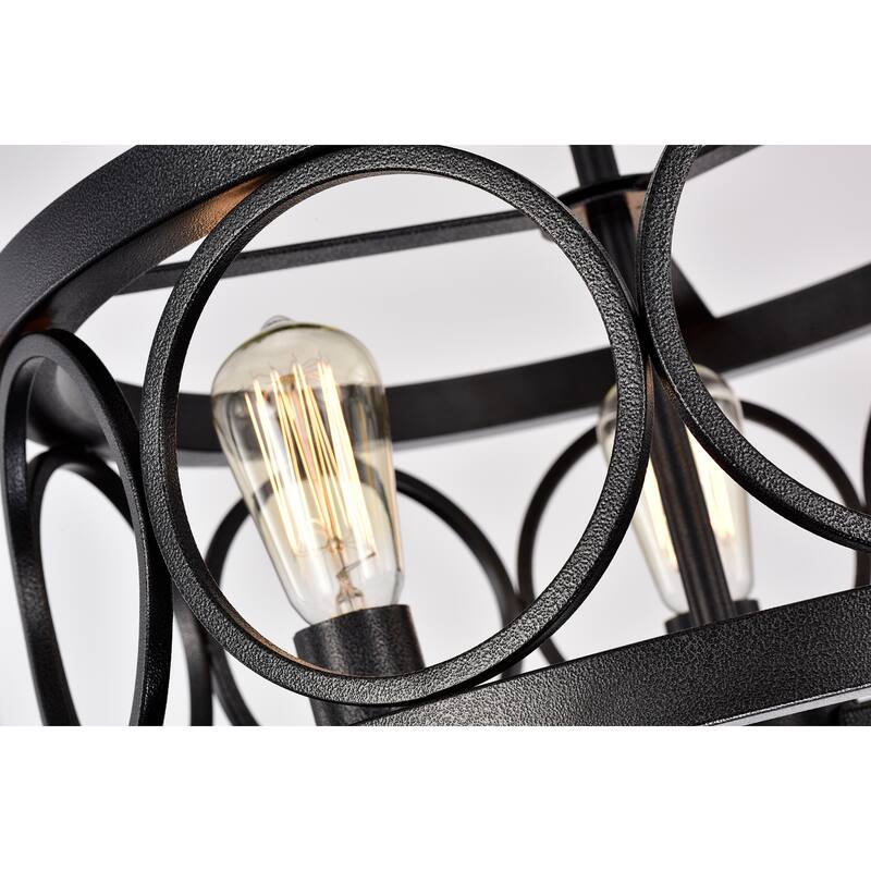 Shacer 3-light Hood Design Ceiling Lamp