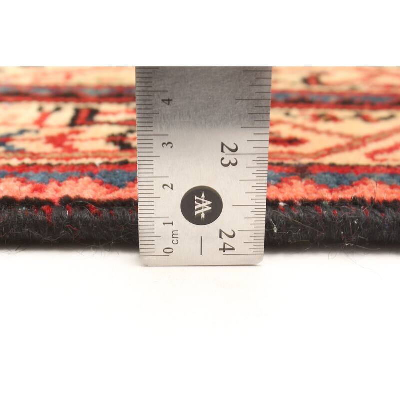 ECARPETGALLERY Hand-knotted Andelz Red Wool Rug - 3'6 x 4'8