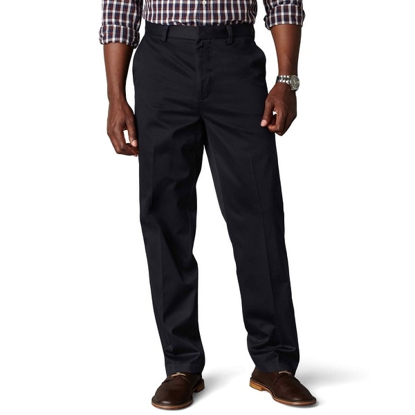 Dockers Mens Pants Blue Navy Size 44x32 Signature Khakis Classic Fit. Opens flyout.