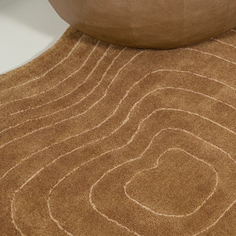 JONATHAN Y Bean Bohemian Abstract Striped Handwoven Wool Area Rug