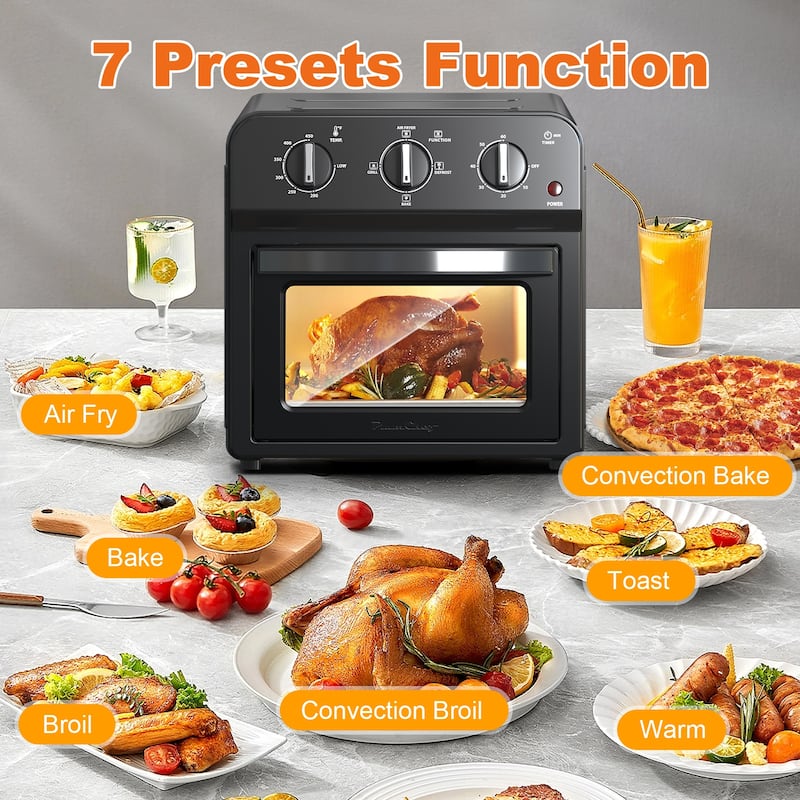 Anmytek 13QT Family Size Air Fryer Toaster Oven Combo