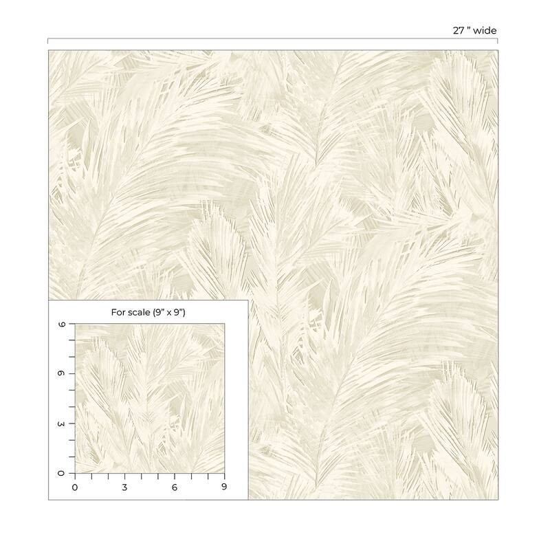 Seabrook Designs Mari Unpasted Wallpaper