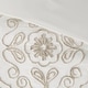 preview thumbnail 14 of 21, Madison Park Violette 3 Piece Tufted Cotton Chenille Duvet Cover Set