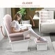 preview thumbnail 21 of 43, HOMCOM Nursery Glider Rocking Chair with Ottoman Cushion Seating