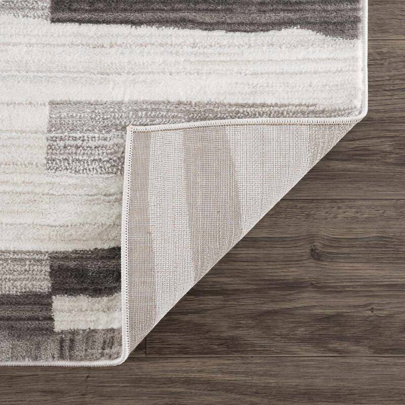 Hauteloom Bojana Living Room, Bedroom Area Rug - Cream, Vizon - 5'3" x 7'
