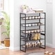preview thumbnail 1 of 3, Shoe Rack 6 Tier - 11.8"D x 29"W x 44.57"H White