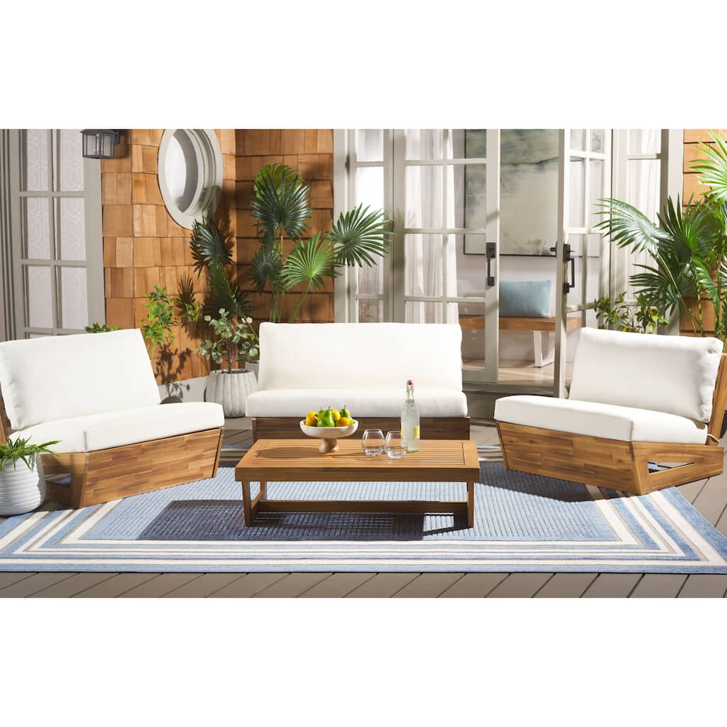 Safavieh Outdoor Living Dune 4-Piece Set - 45"W x 34"D x 24"H