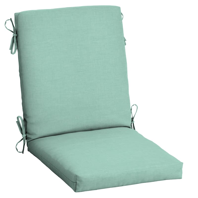 ARDEN Outdoor Cushion Set - 20 in L x 20 in W x 3.5 in H - Aqua Leala