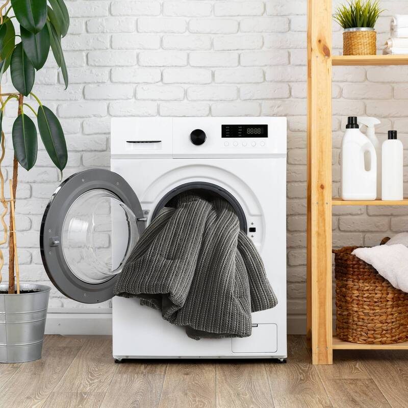 3PCS King/Cal King Waffle Washed Comforter Set