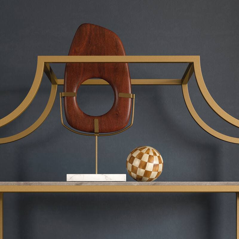 Wood Bookcase with Metal Shelves - 30" W x 14.57" D x 70.87" H