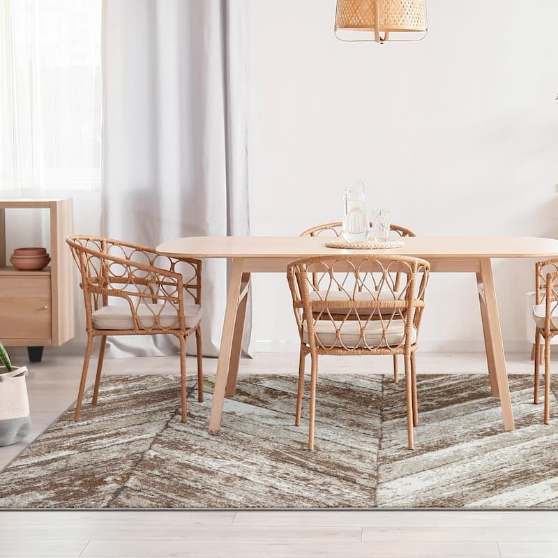 Luxe Weavers Moroccan Trellis Area Rug, Non-Shedding Carpet - 8' x 10'