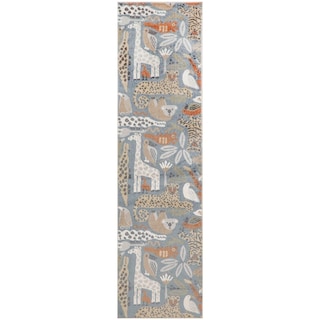 Nourison Astra Machine Washable Animal Print Area Rug