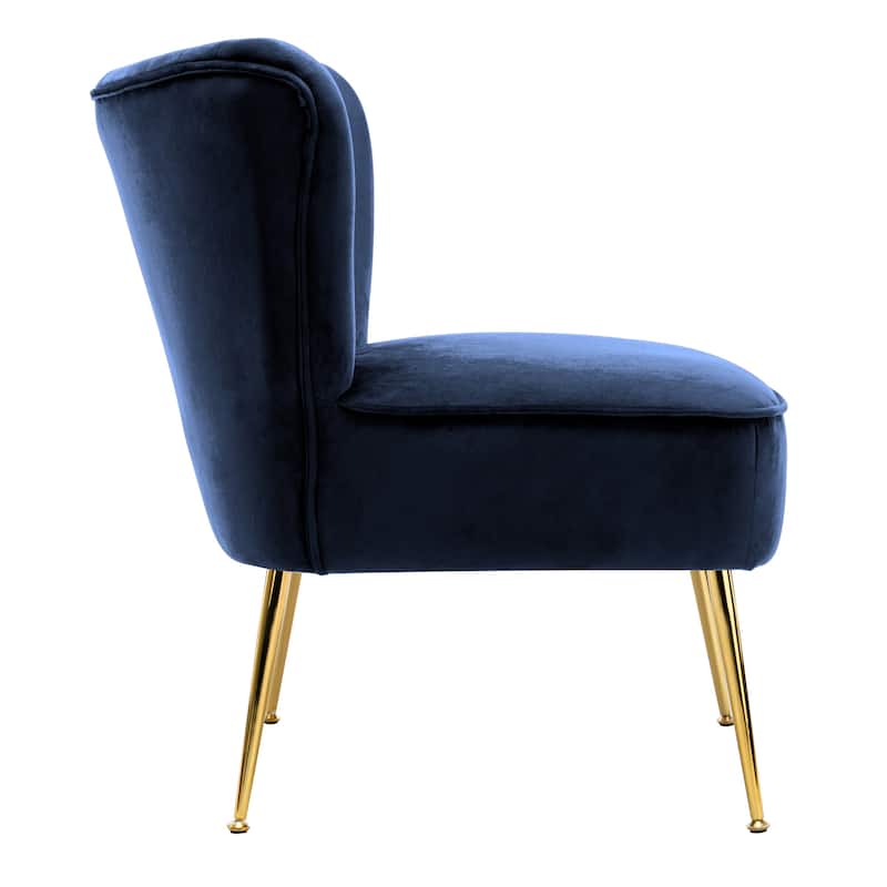 Heaven Contemporary Velvet Upholstered Accent Chair