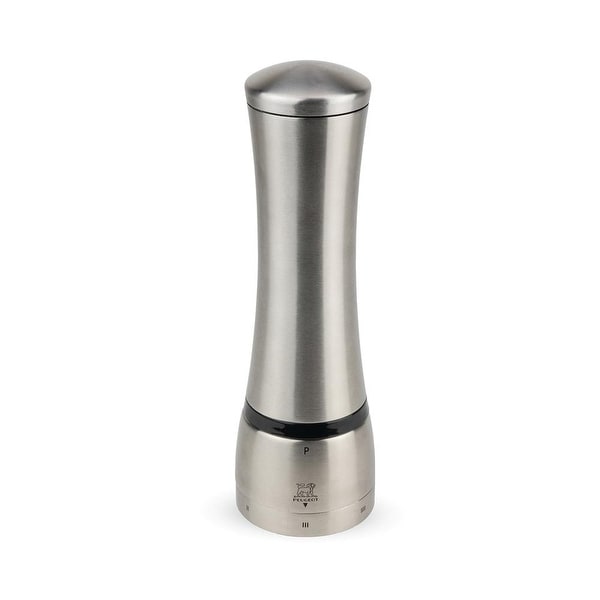 Peugeot 25533 Mahe U'Select Shaftless 8.25 Inch Pepper Mill, Stainless Steel