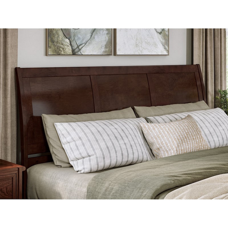 Andorra Platform Bed with Panel Footboard and Twin XL Trundle