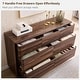 preview thumbnail 24 of 26, Modern 7 Drawer Dresser for Bedroom, Chest of Drawers, TV Stand