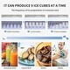 preview thumbnail 8 of 9, ZOKOP 120V 150W 44lbs/20kg/24h Ice Maker ABS Transparent Cover/Display Commercial/Home Silver