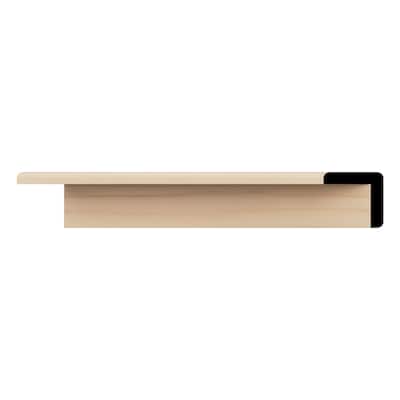 WM205 1-1/8-in D x 1-1/8-in W x 96-in L Americraft Solid Hardwood Stain Grade Corner Guard Moulding