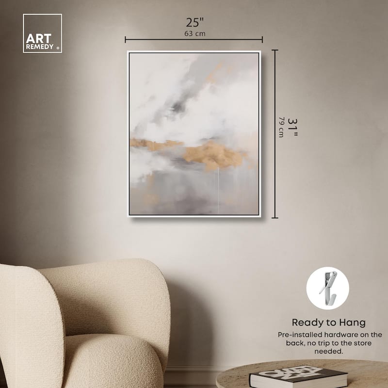 Fleeting Gold II Canvas by Art Remedy