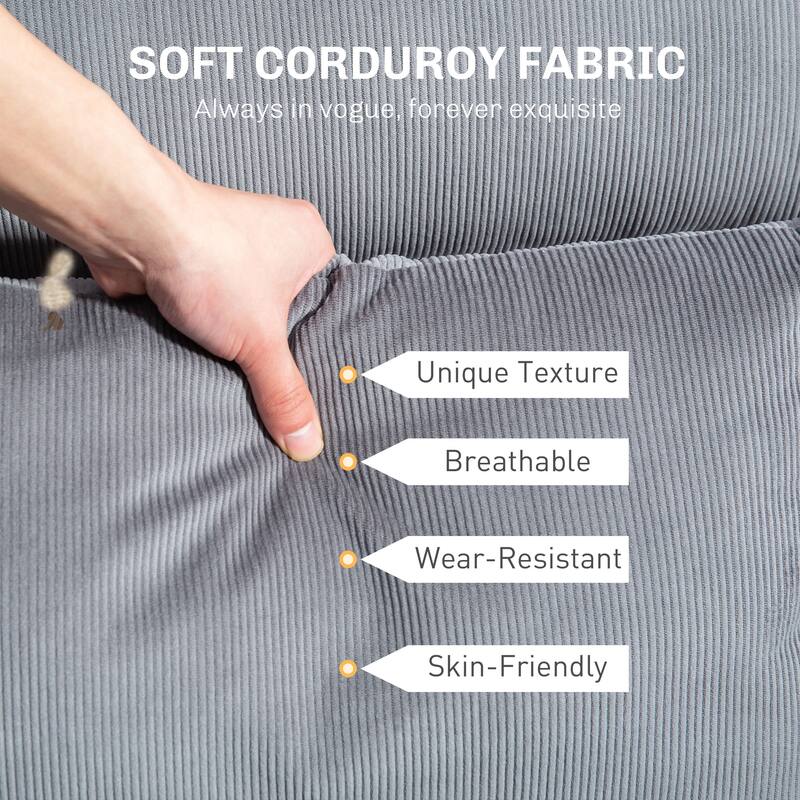 Overstuffed Office Chair with Lumbar Support and Footrest Reclining Swivel