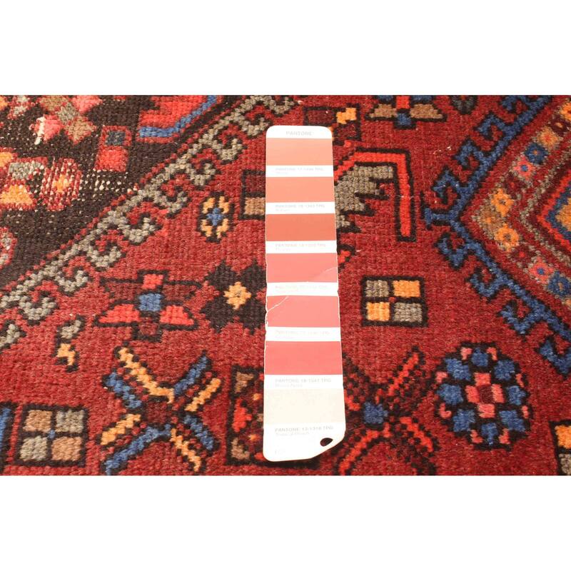 ECARPETGALLERY Hand-knotted Andelz Dark Red Wool Rug - 3'9 x 6'8