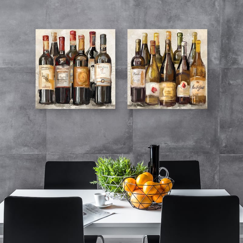 Vinology II-III by Studio Arts Canvas Art Prints