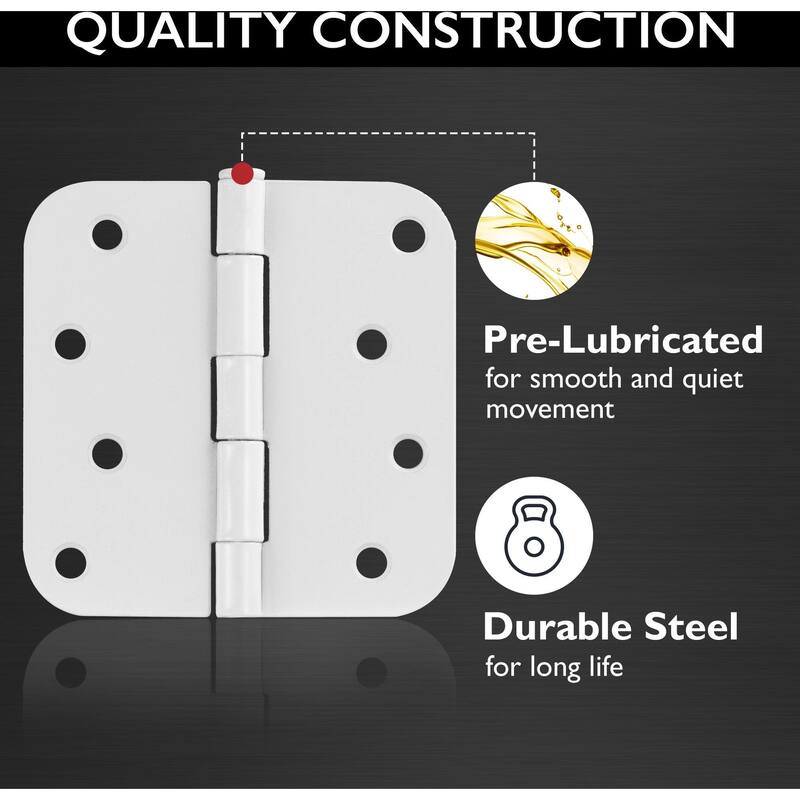 Design House 189621 4" x 4" Plain Bearing 5/8" Radius Corner Surface