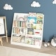 preview thumbnail 10 of 12, Kids Bookshelf and Toy Storage Organizer in Kids Room Playroom Nursery for Kids, Children, Toddlers - White