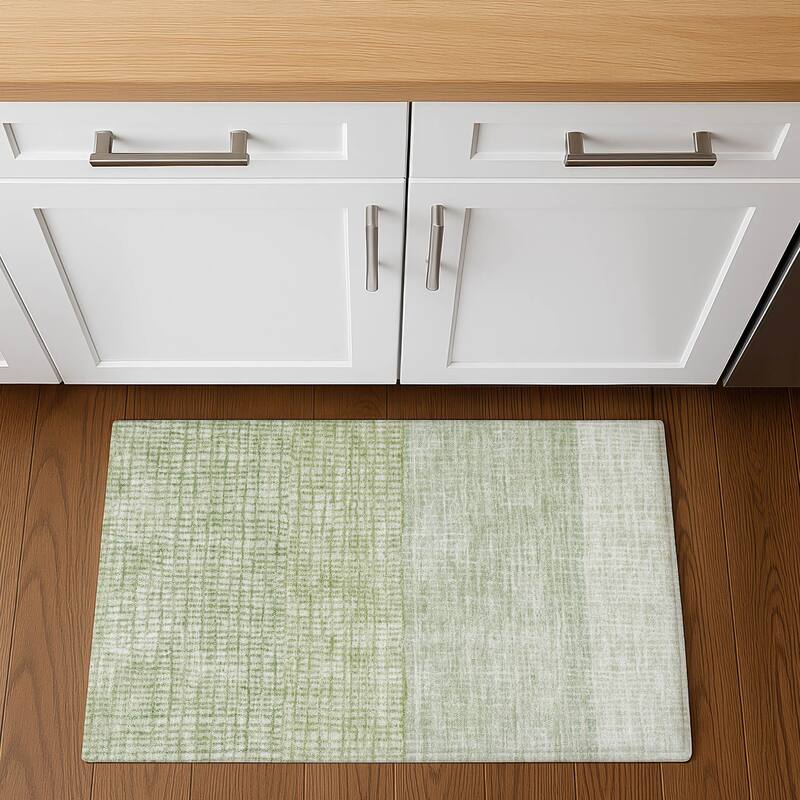 Premium Washable Super Soft Modern Ombre Mayfield Rug - 1'8" x 2'6" - Sage