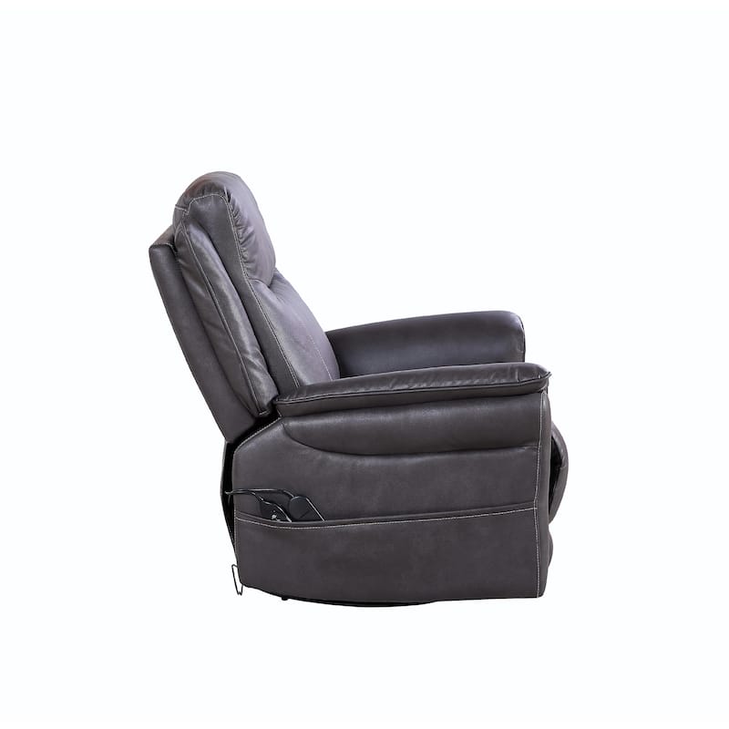 Rocking and 240 Degree Swivel Single Sofa Seat Recliner Chair, Infinite Position