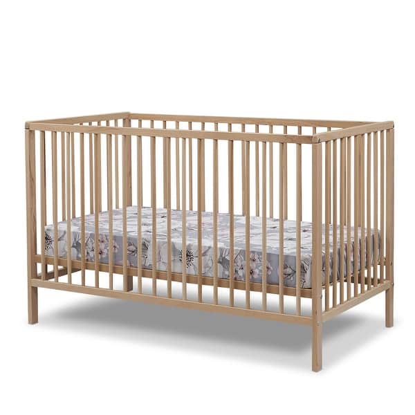 slide 2 of 4, Sorelle Furniture Happy Crib Natural