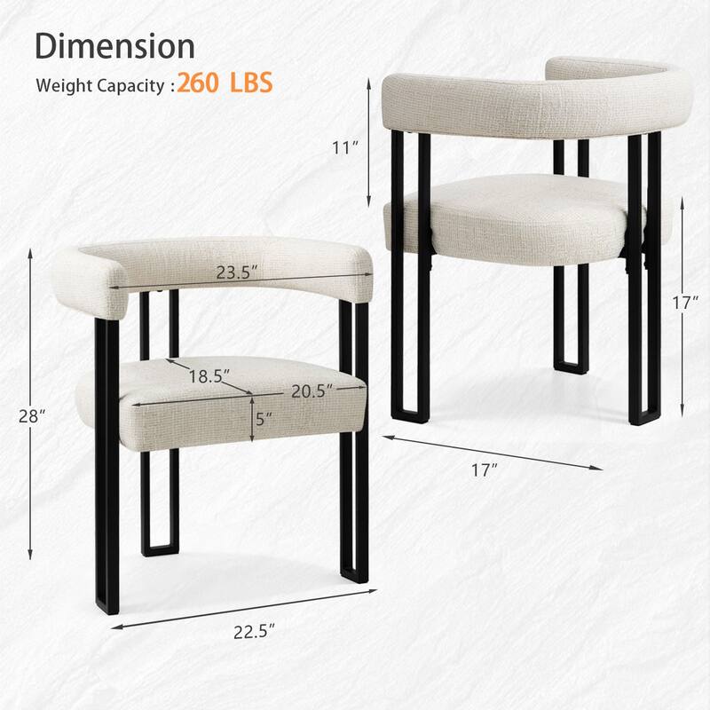 Upholstered Armchair (Set of 6)