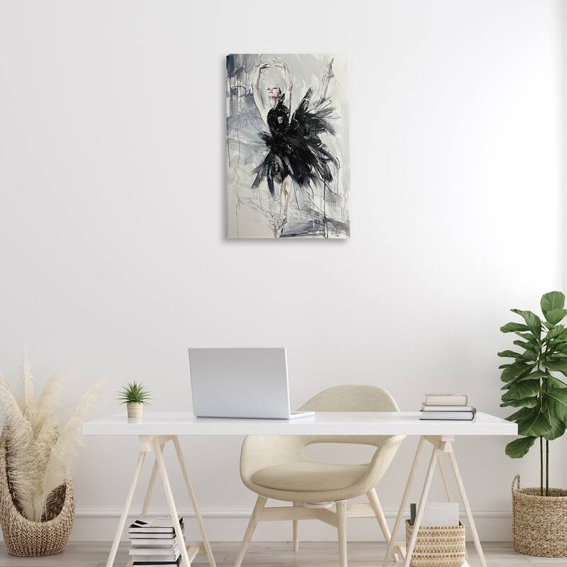 Stupell Graceful Dancer Abstract Canvas Wall Art Design By Lucille Lee