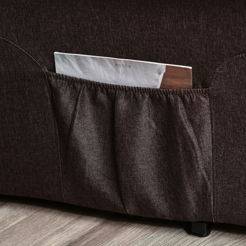 HOMCOM Electric Power Lift Recliner Massage Sofa Vibration with Remote for Elderly, Living Room Office Furniture