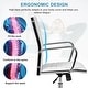 preview thumbnail 28 of 40, Gymax PU Leather Office Chair High Back Conference Task Chair