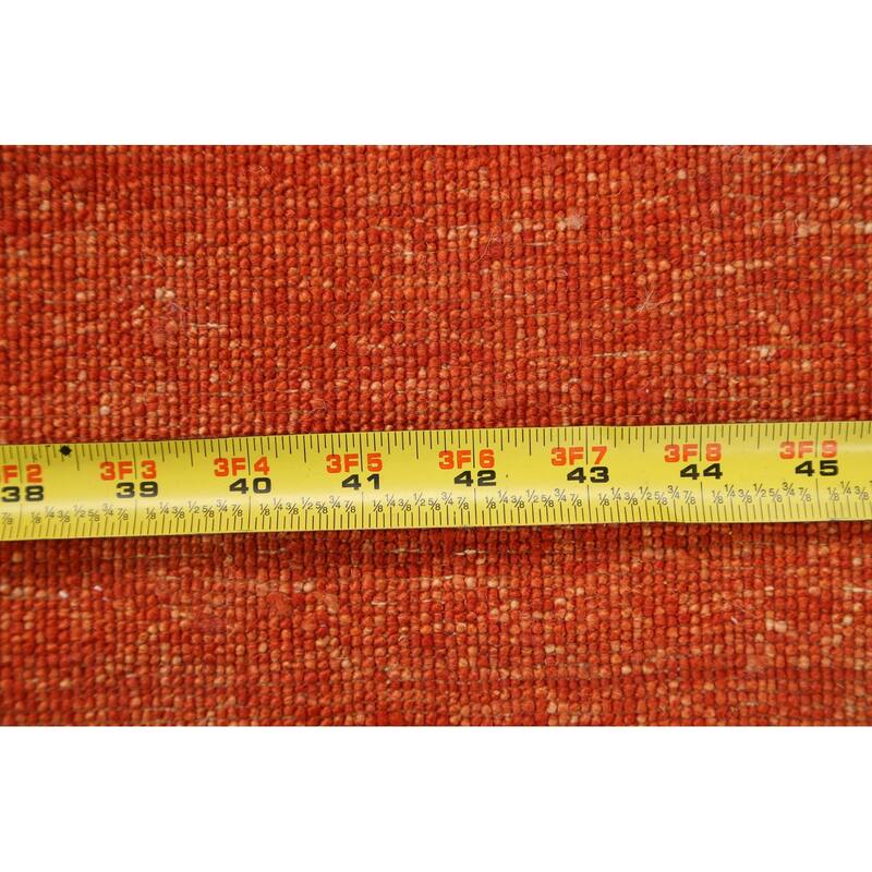 Modern Oriental Gabbeh Kashkoli Wool Runner Rug Hand-knotted - 2'5" x 20'2"