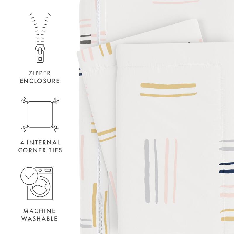 Becky Cameron Geo Dash 3-Piece Duvet Cover Set