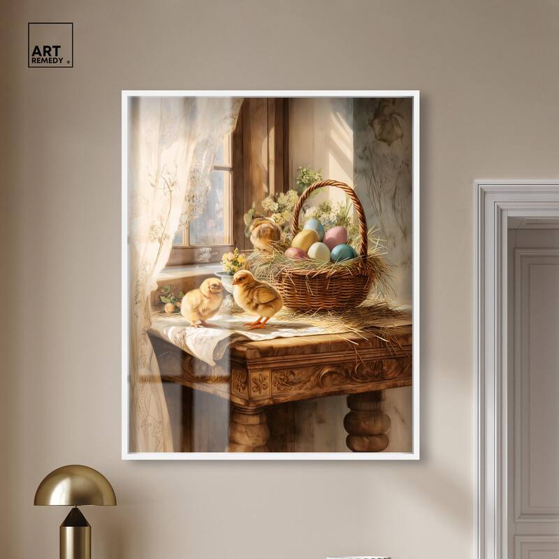 Easter Morn Shadowbox by Art Remedy