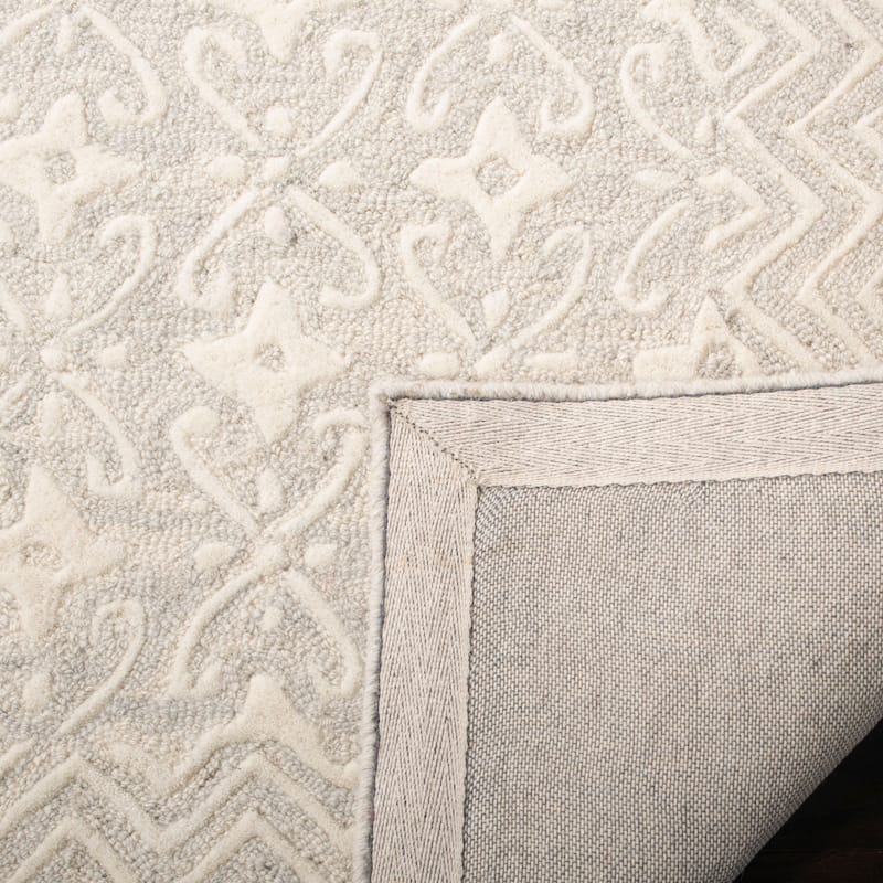 SAFAVIEH Handmade Blossom Manuela Modern Floral Wool Rug