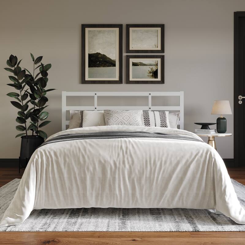 Sumter Metal Bed - White - Queen