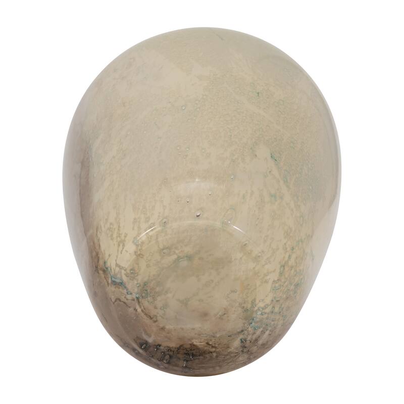 Sagebrook Home Glass Nude Cylinder 2Tone Vase