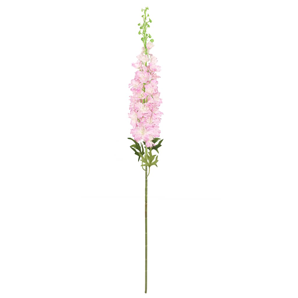Set of 3 Pink Artificial Delphinium Flower Stem Spray 49in - 49" L x 5" W x 5" DP